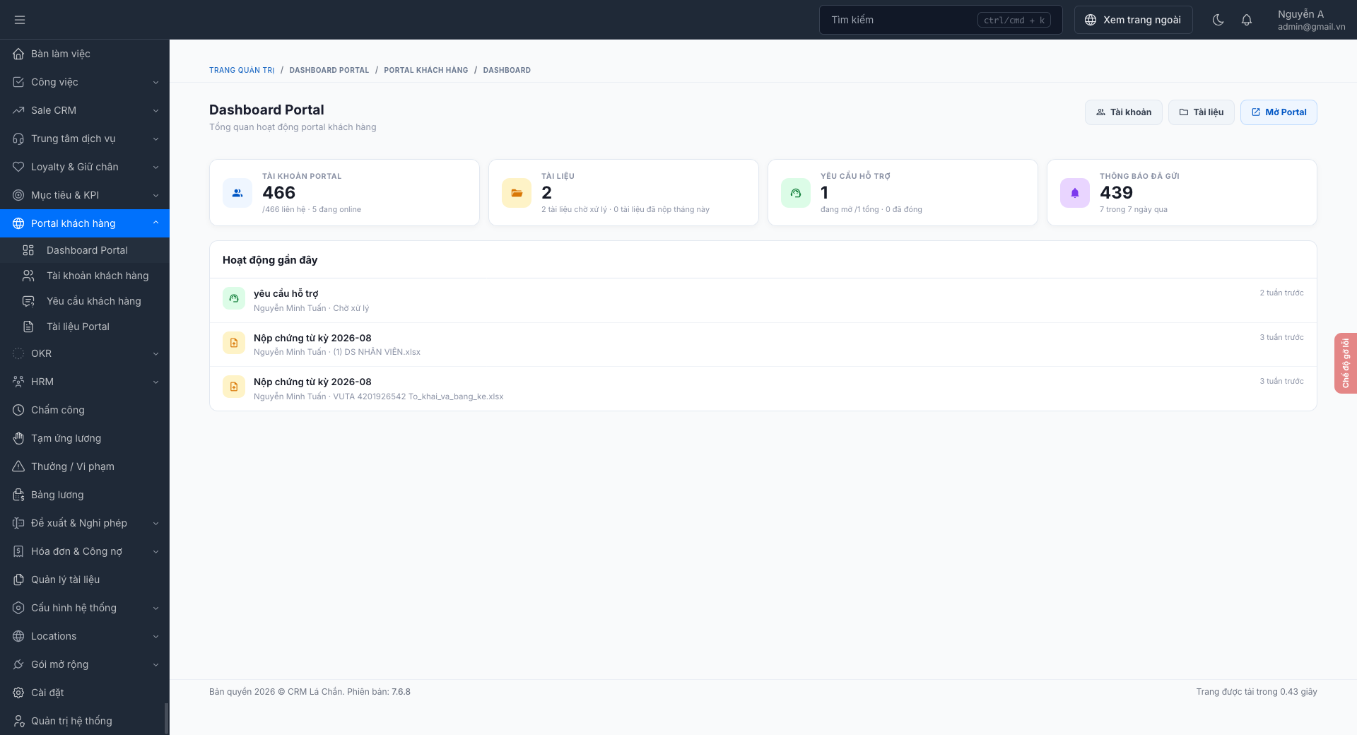 Dashboard